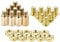 uxcell M4 Hex Brass Standoff Spacer 10mm+4mm Male-Female Threaded Pillar Screw Nut Kit for PCB Motherboard Computer Circuit Board, 10 Sets