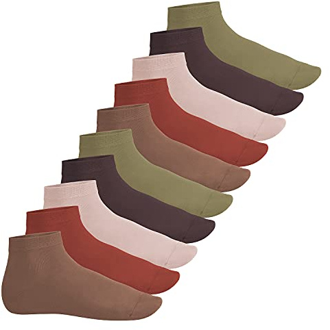 Footstar EVERYDAY! 10 Paar Damen Herren Quarter Socken Kurzsocken Kurze Baumwoll Socken