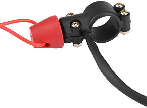 Interrupteur D'arrêt de Moteur Hors-bord, Interrupteur D'arrêt de Mise à Mort de Moteur Hors-bord de Bateau de Moto de 22 Mm 7/8 avec Cordon D'attache pour coupe circuit dirt bike 125cc,coupe circuit