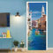 A.Monamour Türtapete Selbstklebend Türfolie Türposter 3D Ein Motorboot Im Wunderschönen Kanal Venedig Italien Vinyl Folie Türdeko Tapete Wandbild Türaufkleber Türtattoo 85 x 200 cm