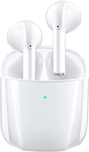 FamFun Wireless Earbuds,Bluetooth Headphones Touch Control Wireless Earphones with True Hi-Fi Stereo Audio, Type-C Quick Charging, 20H Playtime, Waterproof Headphones Built-in Mic for Gym/Office