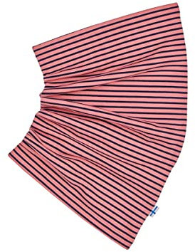 Finkid Tunneli Twist Gestreift - Vielseitiger warmer Kinder Bio-Baumwoll Schlauchschal, Größe One Size - Farbe Rose - Na
