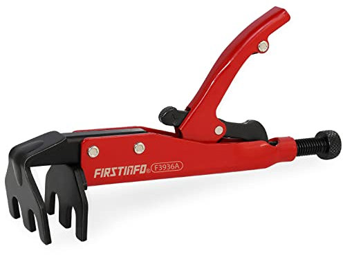 FIRSTINFO F3936A W-Type Axial Welding Pliers, Clamp Lap Joint for Spot Weld, Self-Locking, Multi-Grip Jaw