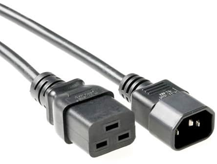 ACT C14 auf C19 Netzkabel, Kaltgerätekabel, 0,5m – AK5438