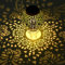 Farol Solar Exterior, Linterna Solar Exterior Jardín, Solar Luces para Jardín con Proyección de Mariposa Impermeable Farolillo Solares Decoracion Jardin Exterior Patio Terraza Arboles Navidad