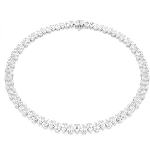 Swarovski Matrix Halskette 5662277 Birnenform weiß