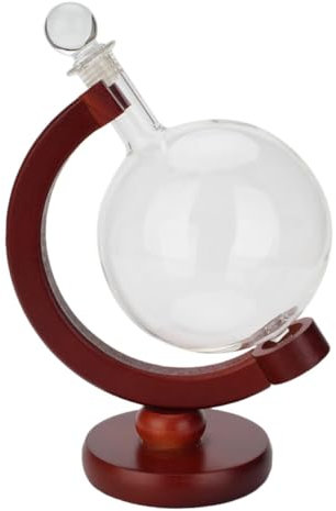COLLBATH Wine Decanter Globe Whiskey Glass Bottle Holder Aerator Liquor Barware
