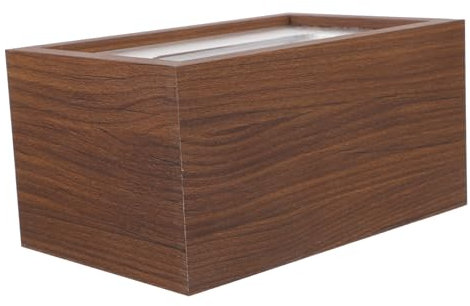 Cabilock Luxuriöse Walnuss-Holz Tissue Box Abdeckung Mit Großem Fassungsvermögen Praktische Gewebebox Für Wohnzimmer Schlafzimmer Büro Langlebiger Taschentuchspender Benutzerfreundlicher Se