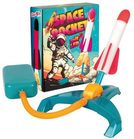 Tapirella Raketen Spielzeug für Kinder, Luftdruckrakete, Outdoorspielzeug ab 3-12 Jahre, Junge und Mädchen, Geschenk Junge 5 Jahre aus dem Hause Lutz Mauder Verlag