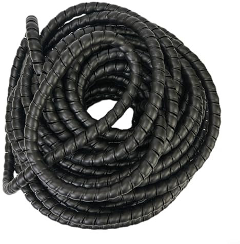 HOHOVYVY Gaine de protection en spirale de 16 mm - Organisateur de câbles - 25 m - Pour le rangement des câbles