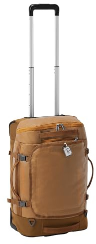 Eagle Creek Cargo Hauler XT Reisetasche mit Rädern, faltbare Rucksackgurte, verschließbarer U-Deckel und leicht zugängliches Fach, Eisen-Orange