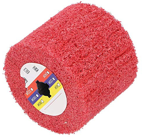 Nylon Polier Rad 120x100mm Rot für Edelstahl Spiegel Oberfläche Draht Zeichnung Polieren