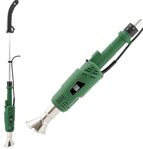 LIVHOME 2000W Electric Weed Killer Burner Wand, Thermal Weeder Tool for Garden and Lawn Care, Patio and Driveway Weed Removal, Heats to 600 Degrees Celsius