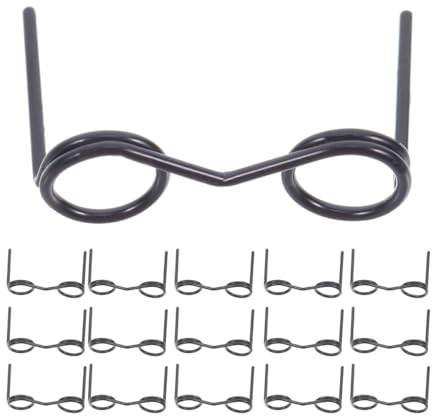 GALPADA Mini Brille Für Puppen Runde Brille Ohne Stärke No-Lens Puppenzubehör Aus Metall 20 Stück Für Amigurumi Puppenhaus Basteln Und Dekoration