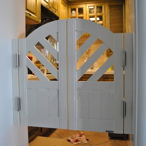 Porte Interne a Battente in Legno di Pino, Doppie Porte a Battente Stile Salone, Mezza Porta Premium Stile caffè, Porta divisoria per bancone, Ingresso, Scale, corridoio, Cucina, b