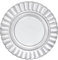 Duralex Made in France Picardie - Juego de platos llanos (6 unidades, 26 cm), transparente