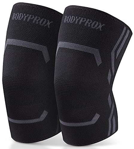 Kniekompressionsbandage für Männer und Frauen (2er-Pack), Kniebandage zum Laufen und Trainieren (XL)