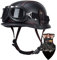 Rétro Cuir Demi Casque Moto Bol Style Allemand avec Visière UV Lunettes, Certifié Dot/ECE Casque pour Scooter Bike Cruiser Chopper Moped Casque RéTro De (55-65cm)