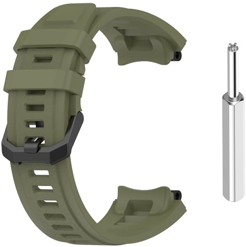 Lijinlan Kompatibel mit Amazfit T-Rex 2 Uhrenarmband für Damen und Herren, weiches Silikon-Uhrenarmband für Amazfit Trex 2 A2169 Smartwatch-Zubehör