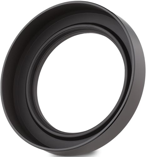 Haoge Gegenlichtblende aus Metall für Nikon Z 40 mm f2, Nikkor Z 28 mm f2.8 Schraubblende, Z28 mm f2.8 (SE) Objektiv, kompatibel mit 52 mm UV-Filtern und 52 mm Objektivdeckel
