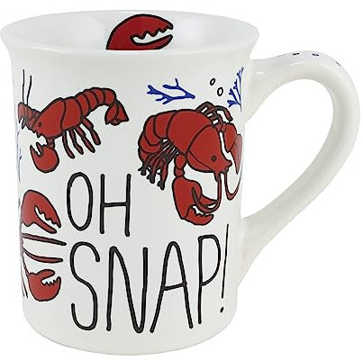 Enesco Our Name Is Mud Oh Snap Lobster Tasse, 473 ml Fassungsvermögen