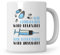 Tasse mit Spruch Wer randaliert wird relaxiert, wer diskutiert wird intubiert - Kaffeetasse lustig Geschenk für Arzt, Ärztin, Arzthelferin, Arzthelfer