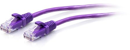 C2G 0.9M (3Foot) CAT6A Extra Flexible Slim Ethernet Cable, Ideal for use with Router, Modem, Internet,Wifi boxes, Xbox, PS5, Smart TV, SKY Q, IP Camera. Delivering Ultra Fast Internet Speeds. PURPLE