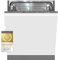 Exquisit PRO Einbaugeschirrspüler 60 cm, 12 Maßgedecke, Automatischer Türöffner, Startzeitvorwahl, 11 Liter, 6 Spülprogramme, EGSP6312-E-030D silber