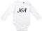 huuraa Wickelbody JGA Junggesellenabschied Geschenk Unisex Strampler White Größe 68 Bio Baumwolle Fairtrade JGA Souvenir