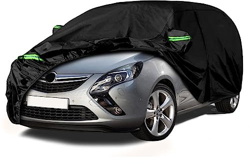 JUDANNA Wasserdicht Autoabdeckung Ersatz für 1999-2014 Opel Zafira A/B/OPC Wagon/Tourer, Auto Abdeckplane Vollgarage Autoplane Outdoor Abdeckung Auto Garage für Regen Sonne Staub Schnee Schutz