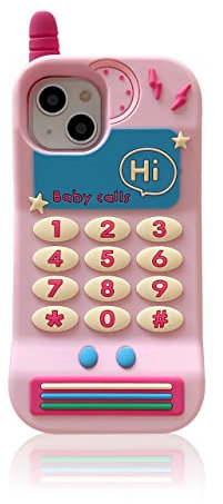 CrazyLemon für iPhone 13 / iPhone 14 Hülle, Weich Silikon 3D Karikatur HandyHülle Stoßfest Schützende Hüllen Cool Damen Junge Mädchen Teenager HandyHülle - Farbiges Mobiltelefon