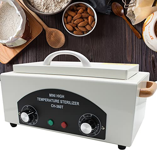 Heißluftsterilisator Sterilisator Desinfektion mit Timer Sterilisationsgerät Maschine für Kosmetik Tattoo Nagel Fußpflege Friseursalon 300W