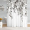 M&W DAS DESIGN Duschvorhang vielfältiger Pflanzendekor Blumen Blätter Knospen Entspannung Pflanzenmuster gemütliches Badeerlebnis Hochwertiges Badezimmeraccessoire Textilvorhang 100% wasserdicht