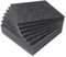 BXI Verdickte, schallabsorbierende Paneele, 12 Stück, 30 x 30 x 1,2 cm, dichte Akustikpaneele, Echo-Rauschunterdrückung, Tackable Studio-Platten für Wand und Decke, Akustikbehandlung (Dunkelgrau)