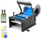 NGARY Manual Round Labeling Machine, Water Juice Bottle Sticker Labeler Label Applicator, Adjustable Self-Adhesive Labeling Machine with Swing Arm, for Round Glass Plastic Metal Bottle Etc