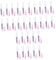 Didiseaon 3sets Pet Protector Cat Claw Caps Glue Safe Nail Covers Glues with Adhesive Tips for Cat Nails 10pcs*3 Random Color