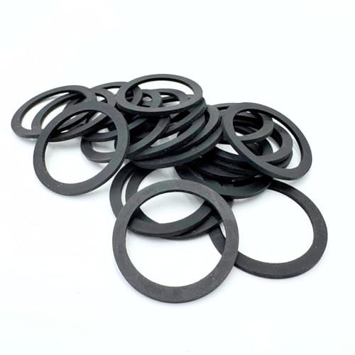 KKMSEALS Flachdichtung Gummi EPDM 1 - Dichtungsringe Set von 10 Stück - Flachdichtungen Set Effektive Isolierung - Dichtungsset - Flachdichtung Set (30x20x3 mm)
