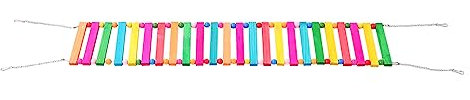 BESPORTBLE Chicken Ladder Wooden Chicken Perch Poultry Coop Toy Chicken Hanging Swing Wooden Swing Chicken Swing Ladder Wooden Ladder Stand Toy Chick Perch Toys Wood Ladder Wooden Frame Hen