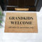 Artsy Mats - Grand Kids Appointment Doormat - Made from Tufted Coconut Fibre - Non-Slip Natural Rubber Backed Door Mats Indoor - Heavy Duty, Decorative Outdoor Mats (60x40cm)