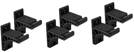 WHAMVOX 3paare Wandhalterung Für Recurve Bogen Universeller Bogenständer Mit Klebefläche Und Schraubensicherung Stabiler Bogenhalter Für Geordneten