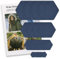 ZESION 16 Pcs Down Jacket Repair Patches - Highly Effective Repair of Nylon Fabric, Waterproof Self-Adhesive Repair Patch for Down Jackets, Tents, Raincoats, Outdoor Equipment (Navy Blue)