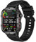 RORIOS Moda Sportivo Smart Watch per Uomo Donna Chiamate Bluetooth Monitoraggio Della Salute Orologio da Polso Intelligente Fitness Impermeabile Smartwatch Nero