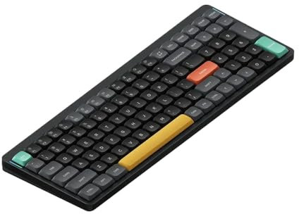 FKRTQIYN Nuphy Air96 V2 Wireless 96 Percent Mechanical Keyboard Low Profile Daisy Switch Compatible With Windows And Other Devices(Basalt Black)