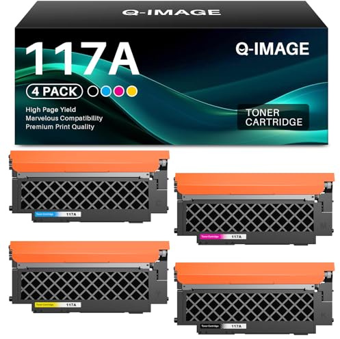 117A Schwarz Tonerkartusche Kompatibel für HP 117A Toner Set