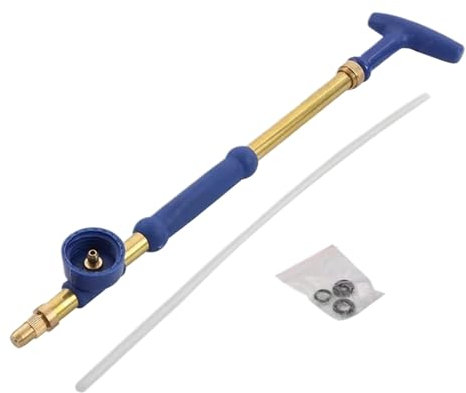 Lavadora a presión de mano, de limpieza de acero inoxidable, dispositivo de pulverización manual, agarre cómodo de 37 x 6,5 cm, construcción duradera, aspersor compacto para accesorios de