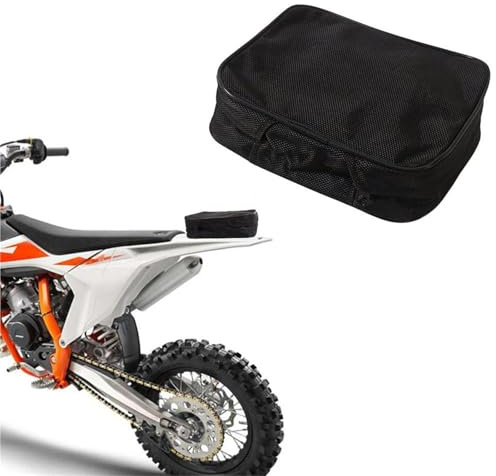 NXLJA Travel Bag Universal Off-Road Motorcycle Tool Bag Pouch for H-ONDA XR CR XL for Y-AMAHA Rear Fender Mudguard Toolkit Pack Storage Bags