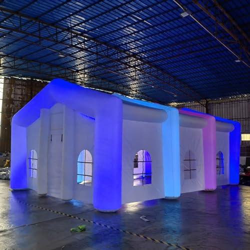 Aufblasbares Partyzelt mit LED-Lichtern für Geburtstagsfeiern und Versammlungen