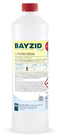Höfer Chemie 1 kg pH Heber flüssig BAYZID - pH Plus für einen optimalen pH Wert und einwandfreie Wasserqualität im Pool