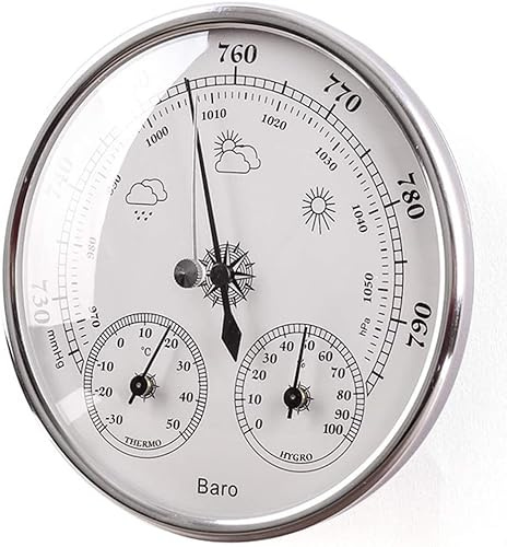 KLerDH Barometro meteorologico, Tipo di Quadrante Barometro Termometro Igrometro