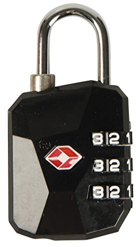 COGEX 80744 Cadenas Tsa à code 35 mm, Noir